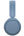 Blue Sony headphones on a white background