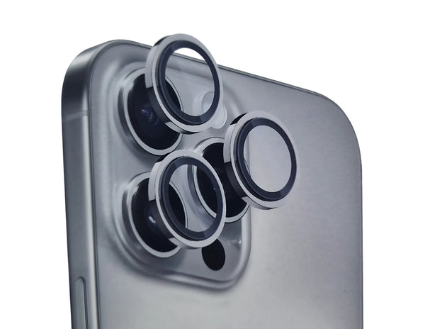 Wizard Apex Sapphire Stainless Steel Camera Glass for iPhone 16 Pro Max – Full Protection, HD Imaging, 1:1 Fit, Black, Gold, Silver, Grey
