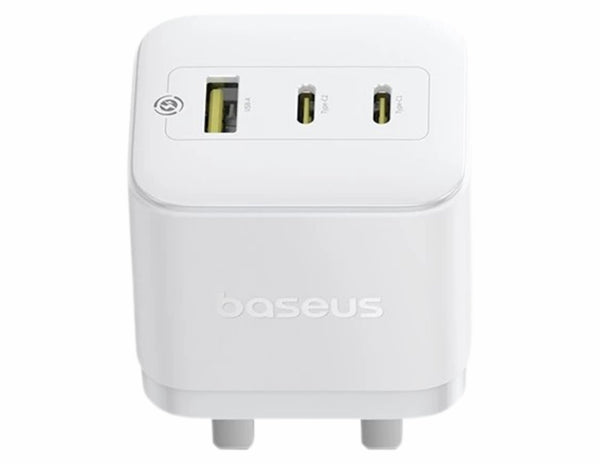 Baseus smart plug on a white background