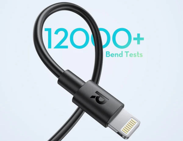 RAVPower RP-CB030 1m Lightning Cable – Fast Charge & Sync USB Cable