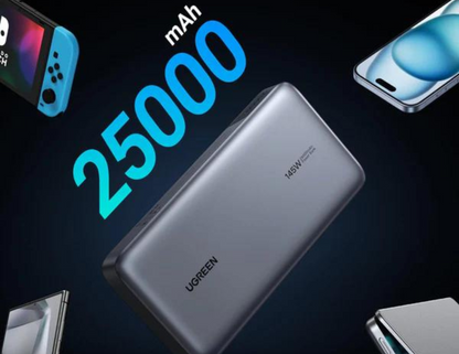 UGREEN - 25000 mAh Fast Charging Power Bank - 145w