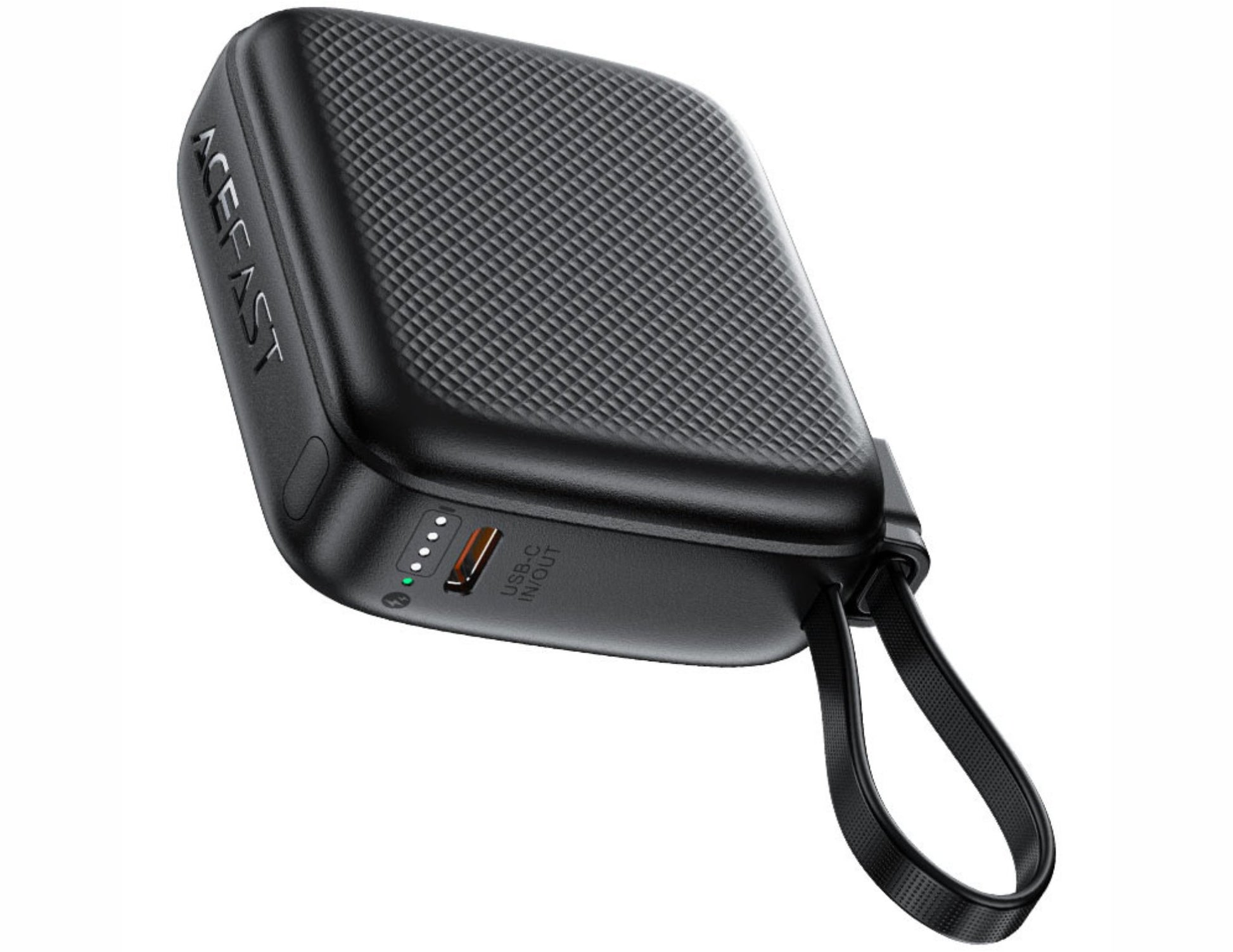 Acefast M15 10000mAh Power Bank with a textured surface on a white background