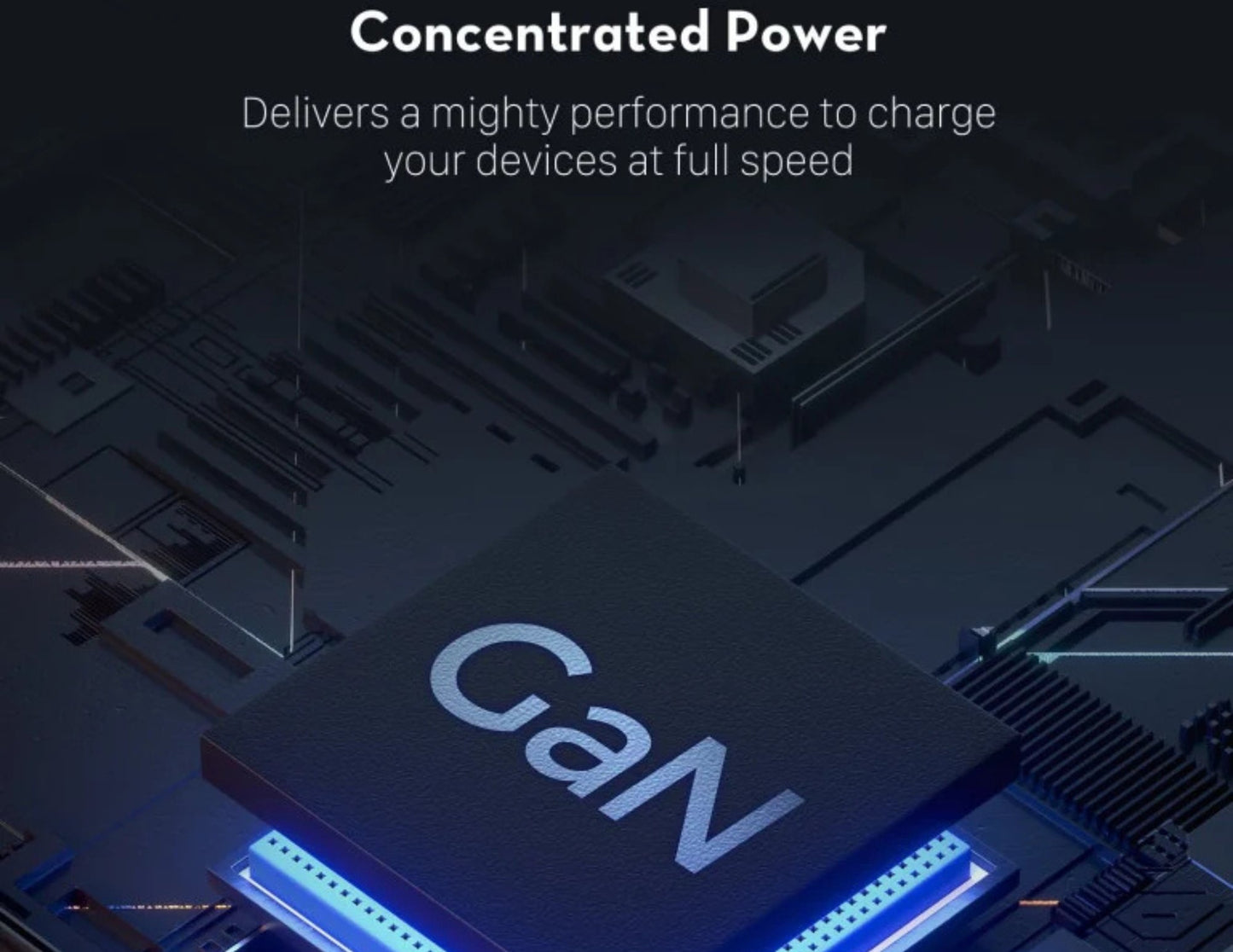 شاحن حائط RAVPower PD Pioneer 61W GaN - RP-PC112 أسود، قابس المملكة المتحدة