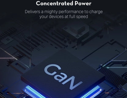 شاحن حائط RAVPower PD Pioneer 61W GaN - RP-PC112 أسود، قابس المملكة المتحدة