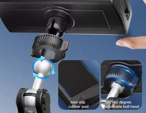 Lanparte UBA-P1 Universal Tablet Clamp Holder Suction Mount for Tablet