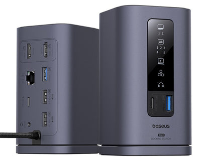 قاعدة إرساء Baseus Spacemate Series 10 في 1 (Mac) B00568102813-00 رمادية اللون