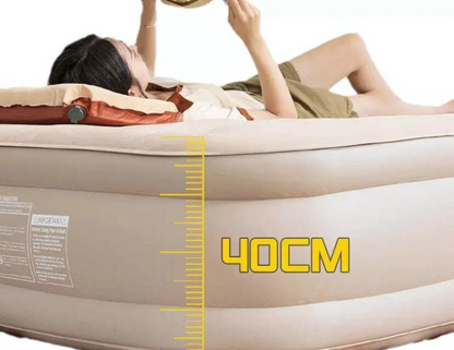 Single Automatic Inflatable Bed | Built-in Pump & Fast Inflation