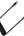 Coiled black cable with multiple connectors on a white background