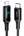 Black charging cable with digital display and 'AICEFAST' branding on a white background