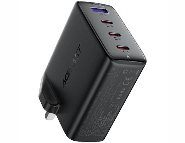 Acefast A97 100W GaN Wall Charger with multiple USB ports on a white background