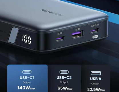 UGREEN - 25000 mAh Fast Charging Power Bank - 145w