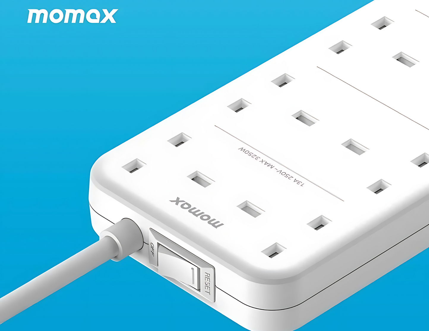 Momax Oneplug 8-Outlet Power Strip With USB