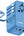 Blue Momax 1‑World+ 70W GaN 3‑Port Travel Adapter with Retractable USB‑C Cable – UA18 on a white background