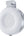 Round white sensor on a white background