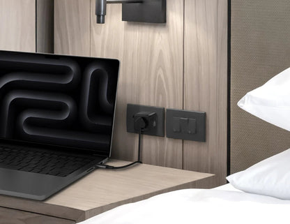 Momax 1-World Universal Travel Charger with Dual AC Outlets – UA19D / UA19W