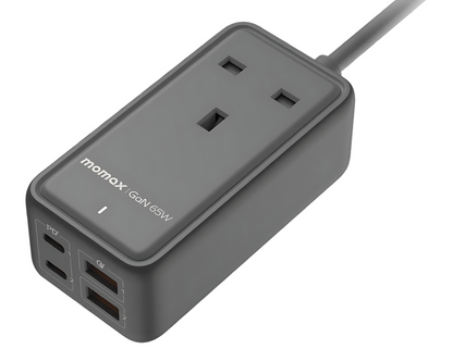 Momax OnePlug GaN Extension Cord with USB 65W