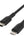 Black Belkin BoostCharge USB-C to Lightning Cable 1M CAA003bt1M on a white background