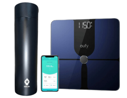 Health Package - SGUAI Smart Bottle & EUFY Smart Scale P1 with Bluetooth