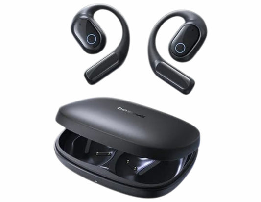 سماعات أذن لاسلكية حقيقية Baseus Eli 10i Fit مفتوحة الأذنين، لون أبيض لامع A00080600223-00 / أسود كوزميك A00080600123-00