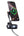 A smartphone mounted on a black wireless charging bracket with a 360 rotatable car mount.