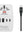 Swiss Military 70W GaN III Travel Charger with 3 USB-C PD & 2 USB-A Ports + 1M USB-C Cable – SM-TC-70W-GaN-MINI-WLD-WHI on a white background