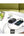 Baseus power bank charging two smartphones on a table with a green sofa in the background