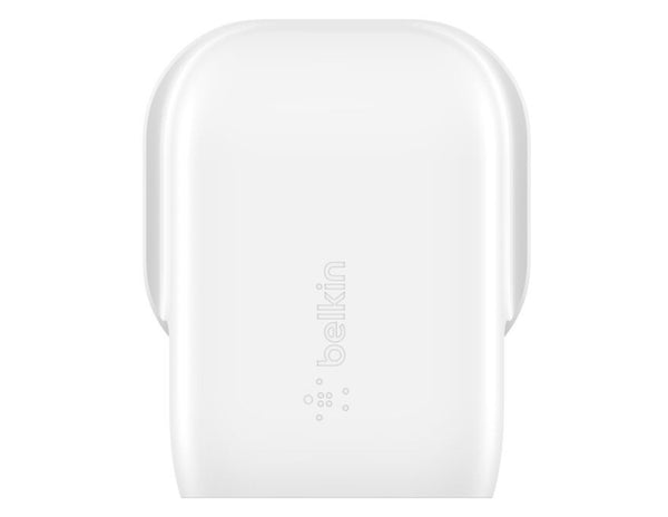 White Belkin BoostCharge Wall Charger 30W PPS + USB-C to USB-C Cable 1m – WCA005my1MWH-B6 on a white background