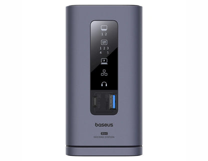 قاعدة إرساء Baseus Spacemate Series 10 في 1 (Mac) B00568102813-00 رمادية اللون