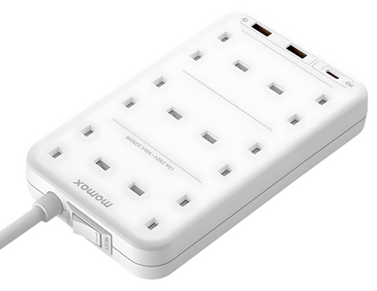 Momax OnePlug 6-Outlet Power Strip With USB