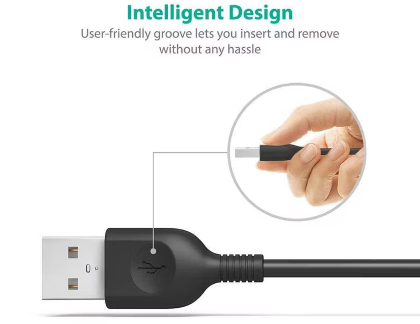 كابلات RAVPower RP-LC010 Lightning (عبوة من قطعتين) - كابلات شحن ومزامنة متينة بطول 3 أقدام + 6 أقدام