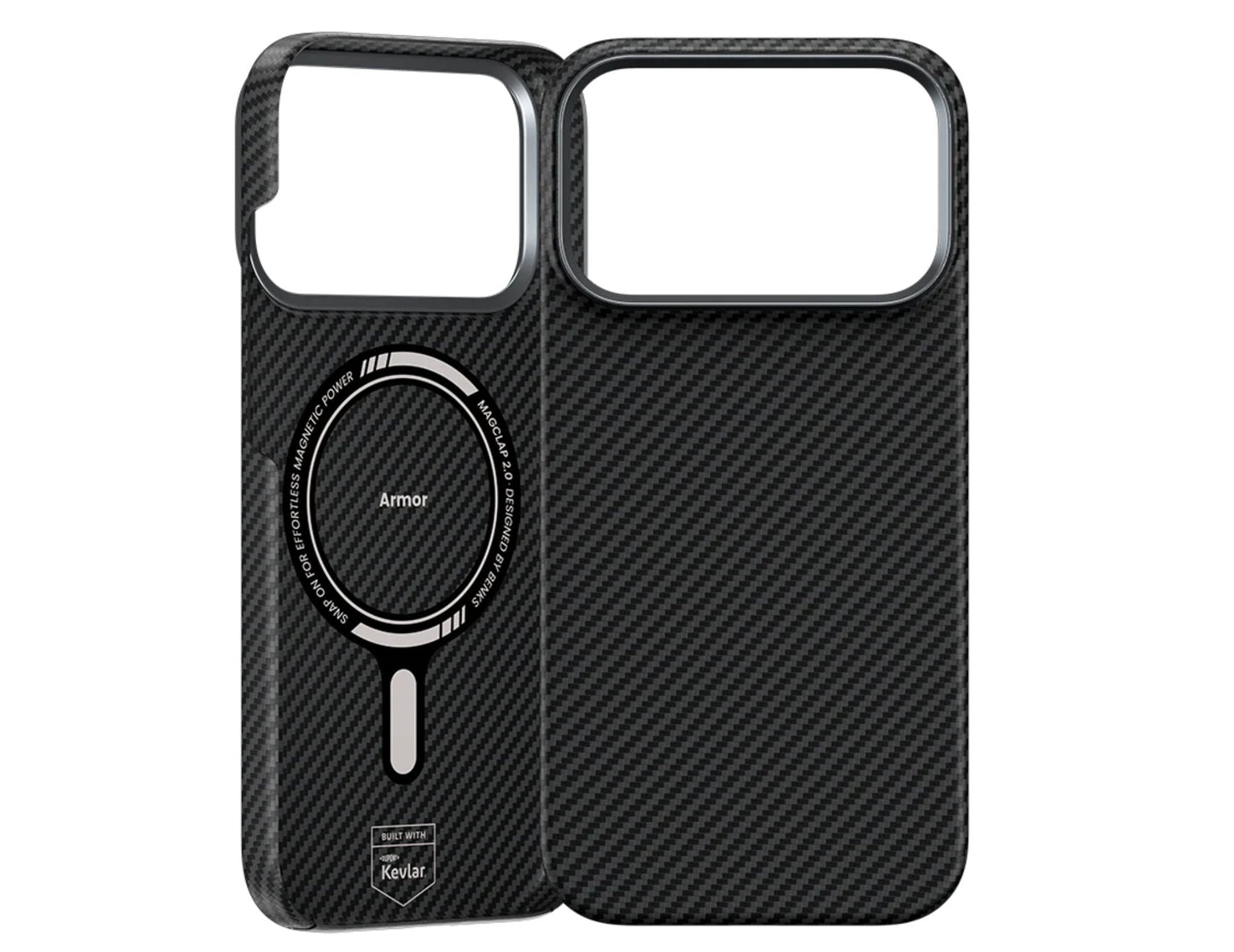 Benks ArmorAir 600D Kevlar® Case for iPhone 17 Pro Max with a brand logo on a white background