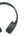 Black headphones with USB cable on a white background