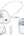 Nebulizer device with mask and carrying case on a white background