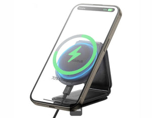 Baseus PrimeTrip C02 Mega Magnetic Wireless Charging Car Mount with a smartphone on a white background