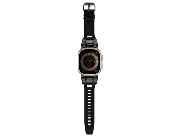 SkinArma Apple Watch Ultra Bands - Orange Red and Black - THABTHABA STORE