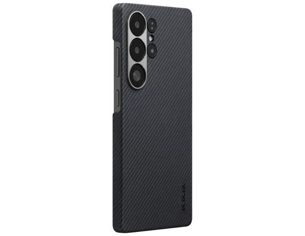 Pitaka Classic Ultra-Slim Case for Samsung Galaxy S25 Ultra Black /Grey – MagSafe Compatible, Aramid Fiber Protective Case