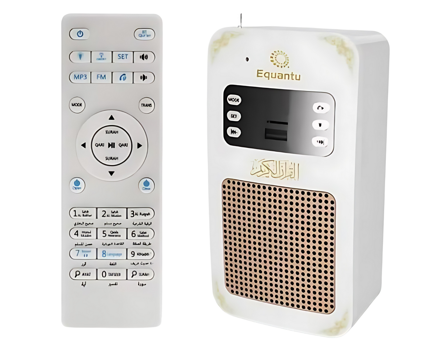 Equantu SQ-669 Smart Wall Plug Quran Speaker With Remote