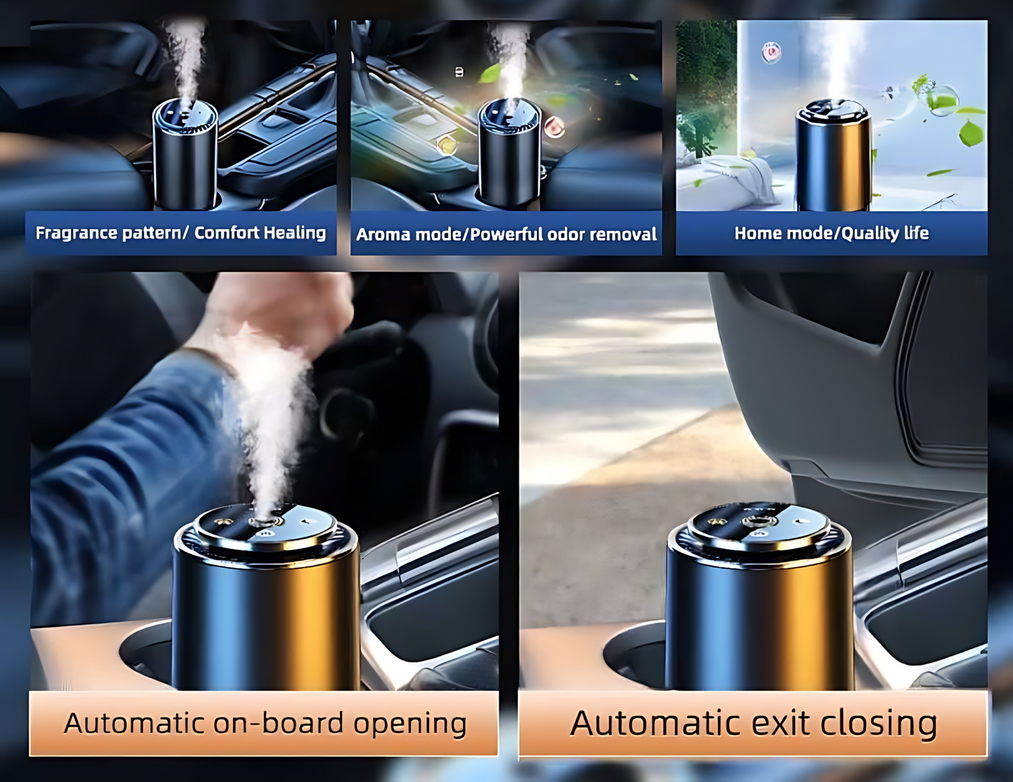 Car Fragrance - Intelligent Aromatherapy Machine with Star Light