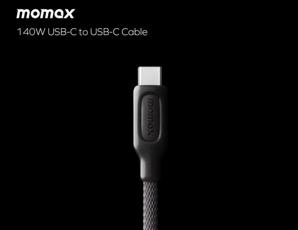 Momax 1-World Universal 4-Port Travel GaN Charger 140W + USB-C Cable (UA16UKGSD)