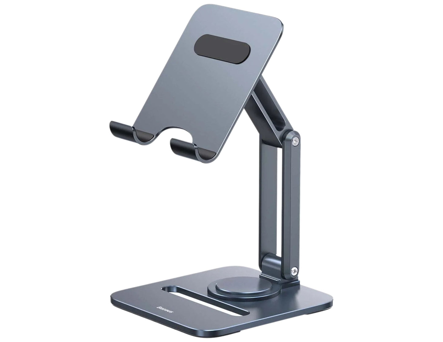 Baseus Desktop Biaxial Foldable Metal Tablet Stand (Rotatable Stand) B10431801811-00 – Grey