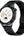 Black smartwatch with a detailed face on a white background