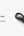 Black cable with a silicone cord organizer on a white background