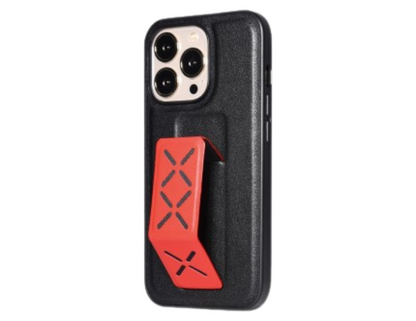 Tingz Genuine Leather Case with Hand Grip for iPhone 13 Pro/13 Pro Max