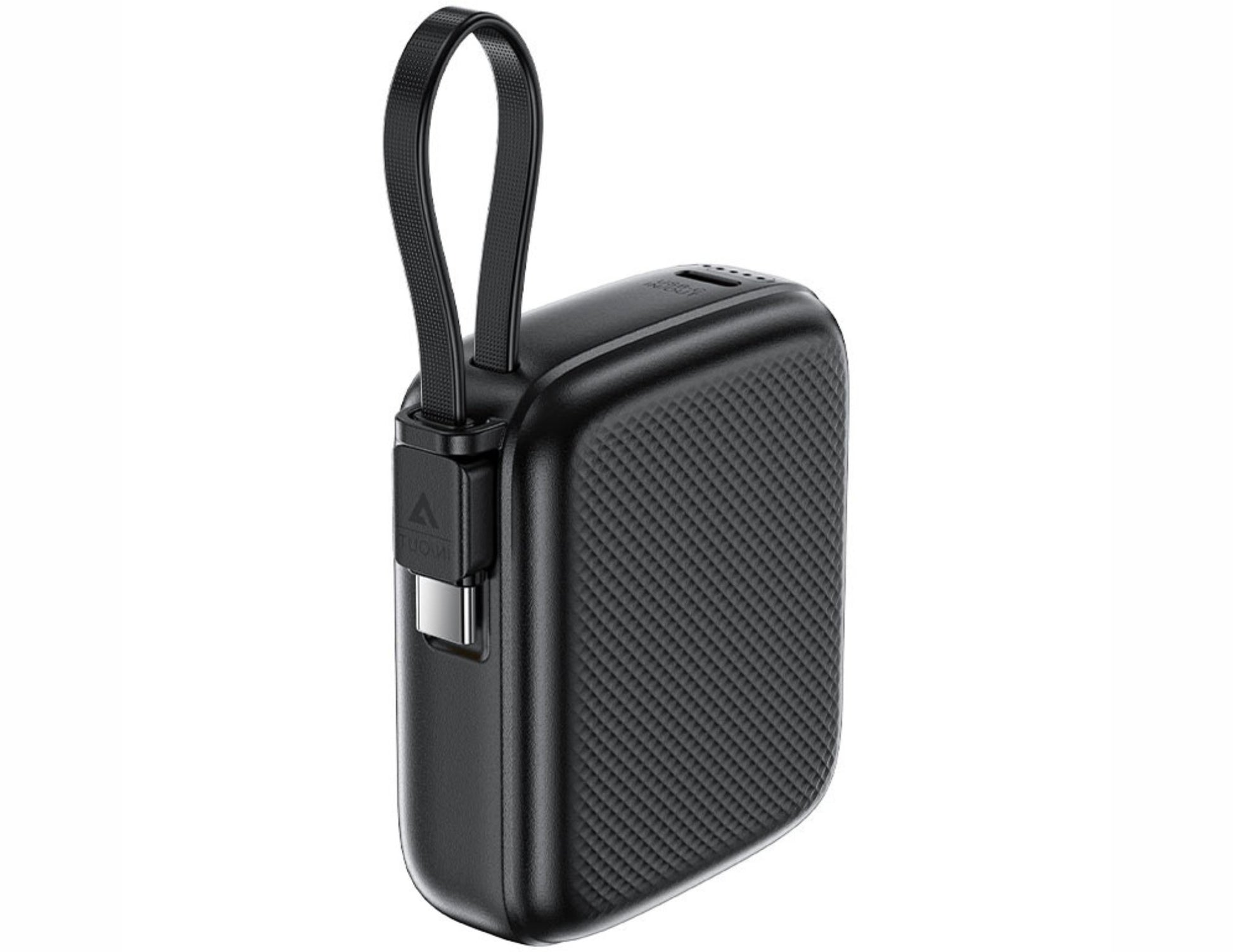 Acefast M15 10000mAh Power Bank with a strap on a white background