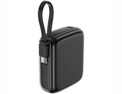 Acefast M15 10000mAh Power Bank with a strap on a white background
