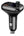 Black car charger with Bluetooth receiver on a white background