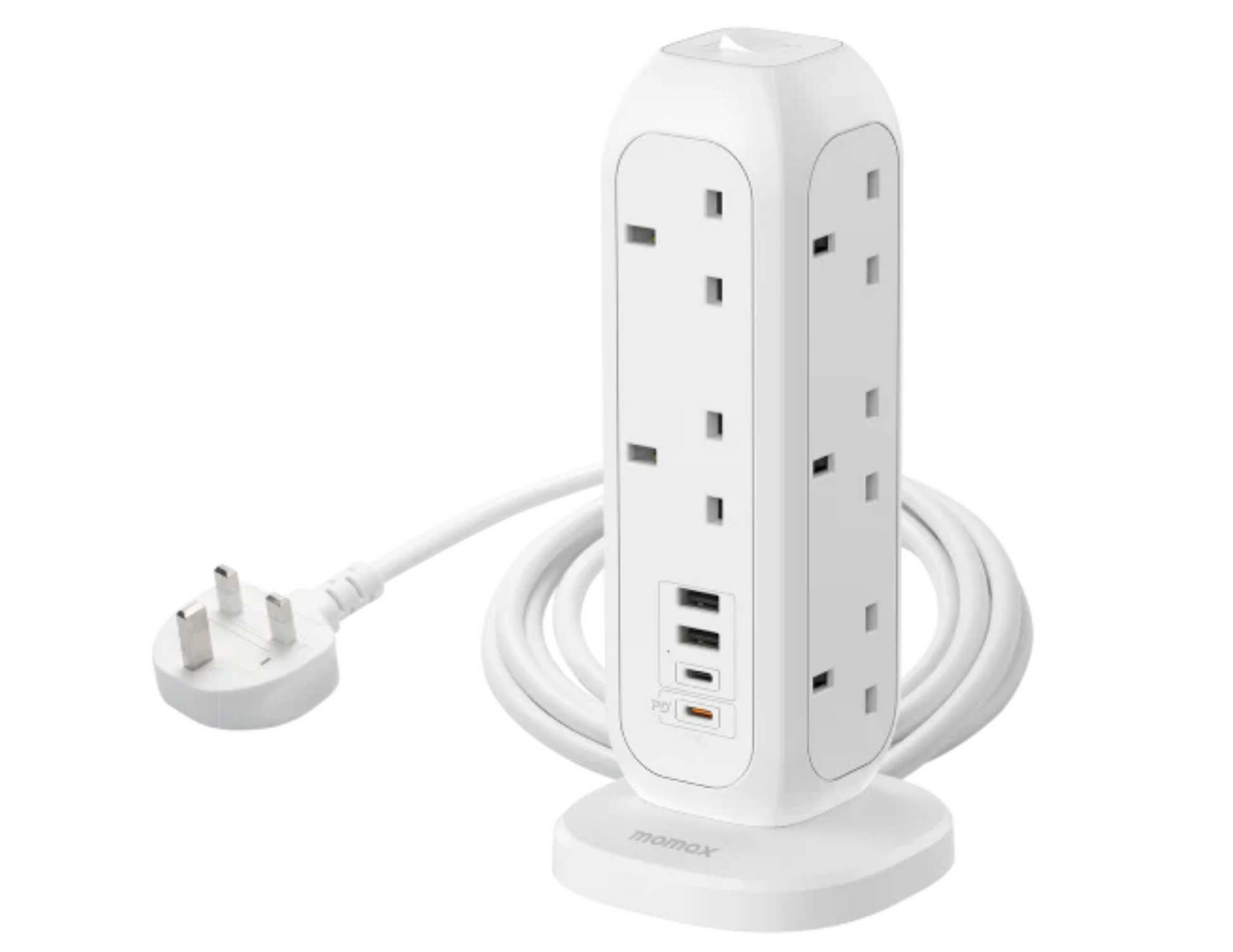 Momax OnePlug | 11-Outlet Power Strip With USB - THABTHABA STORE