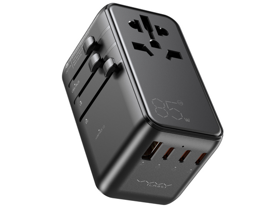 Vyvylabs Explorer Series GaN 85W Fast Charger Travel Adapter - 4 Ports