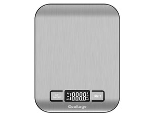 Goaltage TrueBalance Digital Kitchen Scale GT-SCL01-KC with digital display on a white background