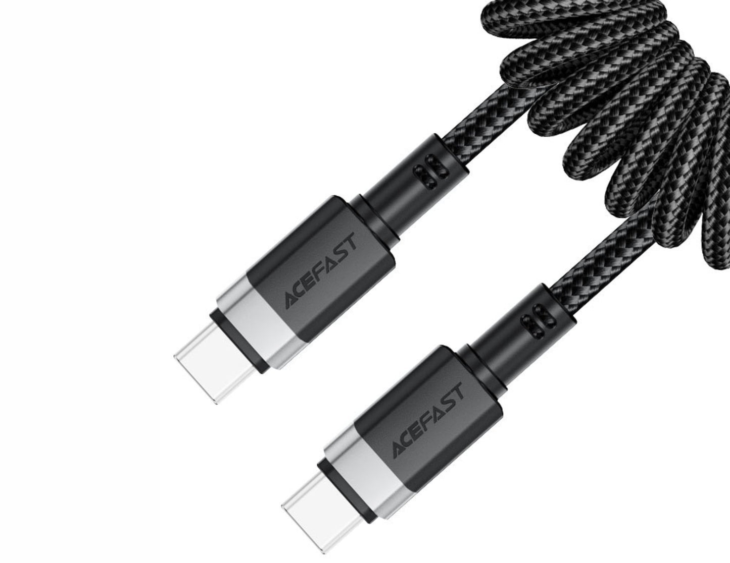 Acefast USB-C cable with braided design on a white background